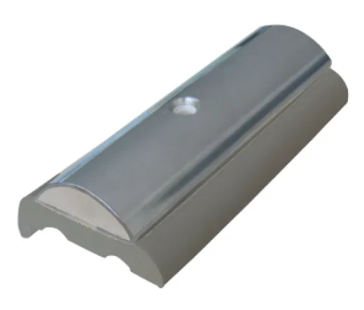 Kunststof basisprofiel hoog voor Sphaera 35", 12m, grijs