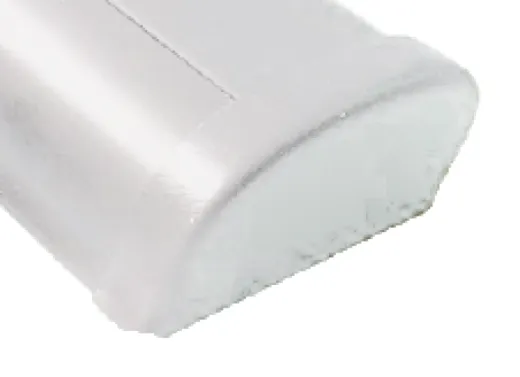 Kunststoff Endkappe 'Bumper', Weiß