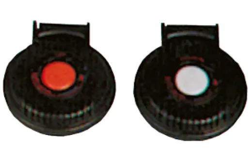 Kunststoff Fußschalter Down, Rot