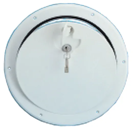 Kunststoff Inspektionsluke Mit Schloß, A=230mm, B=190mm, C=265mm, F=210mm, Weiß