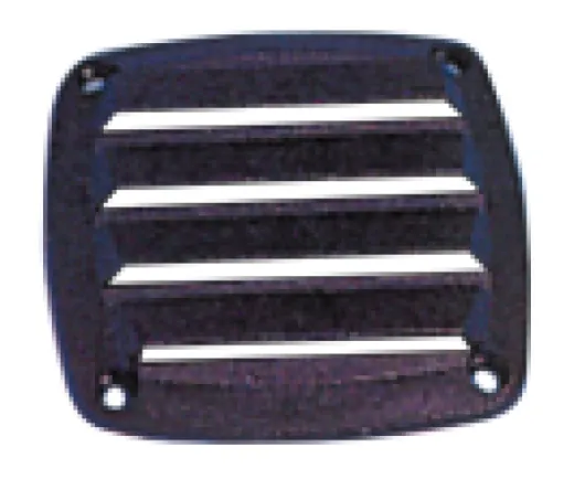 Kunststoff Lüftungsgitter, 85x85mm, Schwarz