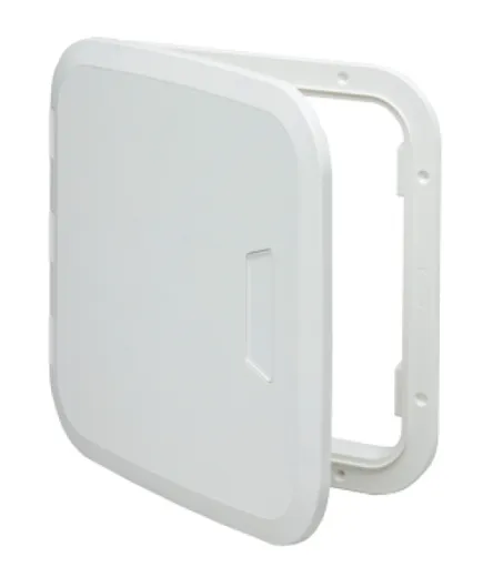 Kunststoff-Luke, 290x290mm, 180°, Weiß