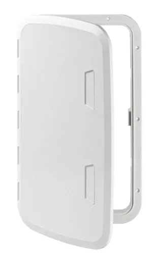 Kunststoff-Luke, 525x275mm, 180°, Weiß