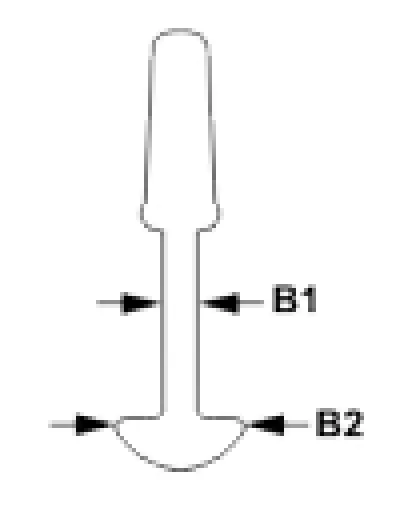 Kunststoff-Mastrutscher groß 30mm 10-St.VP