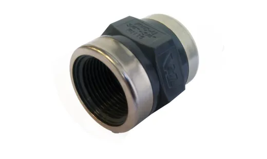 Kunststoff Muffe, Verstärkt Mit Niro Ring, 1-1/4 X 1-1/4, 16bar