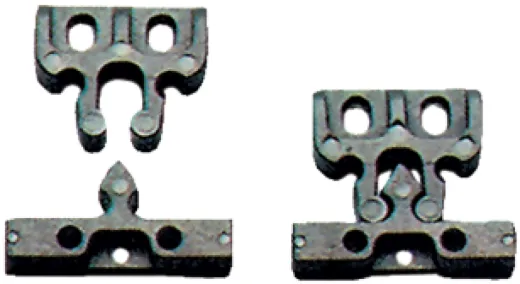 Kunststoff Türklemme, Schwarz