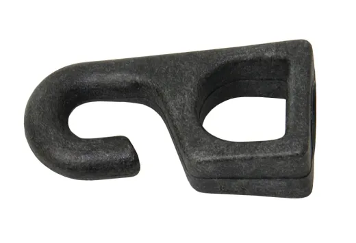 Seilhaken Kunststoff für Seil 6mm schwarz 100St.