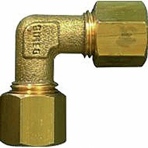 Kupplung aus Messing 90º