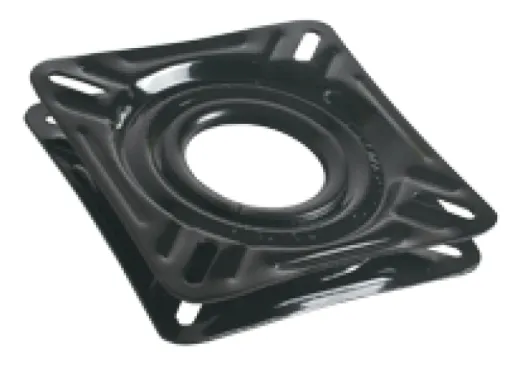 Lackierte Stählerne Drehscheibe Ohne Lock, Schwarz