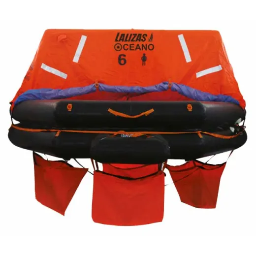 Lalizas Rettungsinsel - 10 Personen, Höhe 1400 mm, Durchmesser 2694 mm, Kanister 1260 x 645 mm