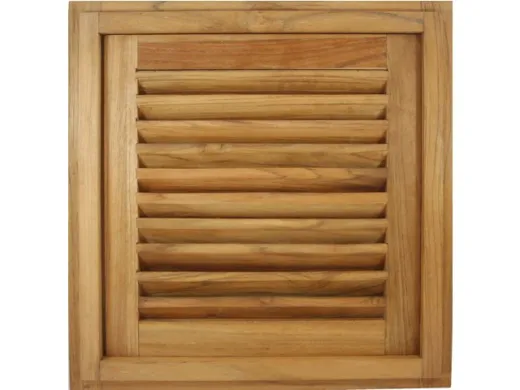 Lamellentür mit Rahmen quadratisch 38.1x38.1x3.5cm