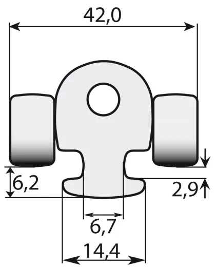 Lattenrutscher für Rutgerson Lattenspanner