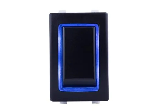 Sierra Wasserdichter (Ip68) Halo Dauerleuchtender Schalter; Led Blau, Dpdt, On-Off-On