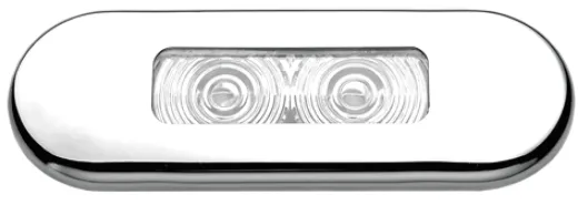 Led Orientierungsleuchte, Kunststoff, Einbau, 12v/0,21w, Led 2x 0,2w, 86x31mm