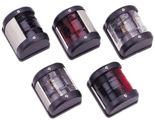 Led Positionslaterne, Steuerbord, 12v, Led 0,54w, 112.5°, 1nm, Weißes Gehäuse Mit Roter Linse