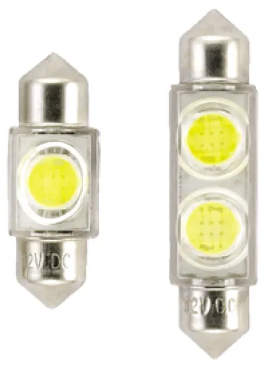 Led-Soffittenlampe, 12v, 0,98w, 38x10mm, Lichtfarbe: Warm White