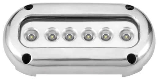 Led Unterwasserbeleuchtung Mit Niro Gehäuse, Lumen 156lm, 6x Blue, Inkl. 1,5m-Kabel, Ip68