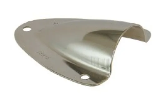 Lenzerabdeckung Edelstahl 57x54mm