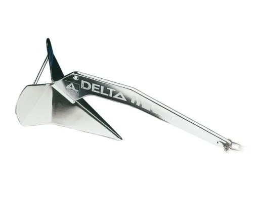 Lewmar Delta Edelstahl 25kg/55lbs