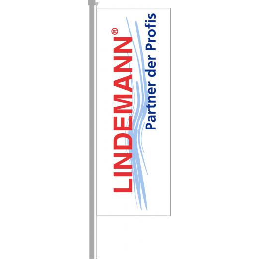 Lindemann Werbeflagge (4 Meter Vorliek)