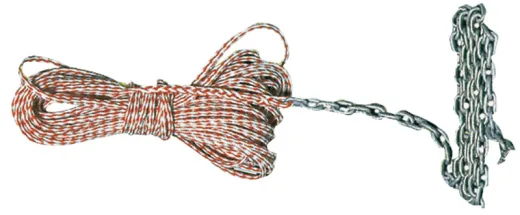 Line with chain