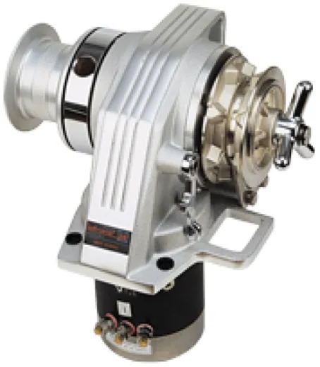 Lofrans Windlasses Ankerwinde Horizontal, Modell 'Kobra', 8mm, 12v, 1000w, Mit Spillkopf