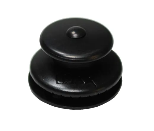 LOXX Oberteil, große Kappe MsCr, Klemmbereich 4mm, schwarz, 10St.