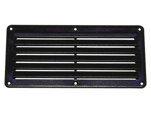 Lüfterrost 261x125mm schwarz