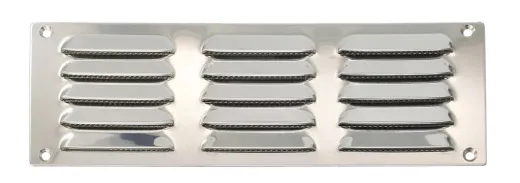 Lüftungsblech 116 x 232 mm quer ( mit Netz )