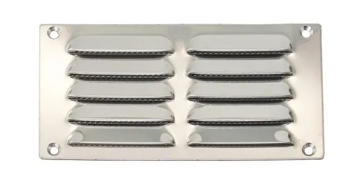 Lüftungsblech 116 x 232 mm quer ( mit Netz )