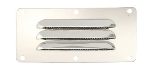 Lüftungsblech 232 x 127 mm hoch ( mit Netz )