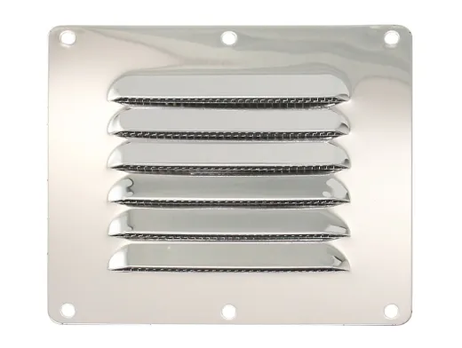 Lüftungsblech 232 x 127 mm hoch ( mit Netz )