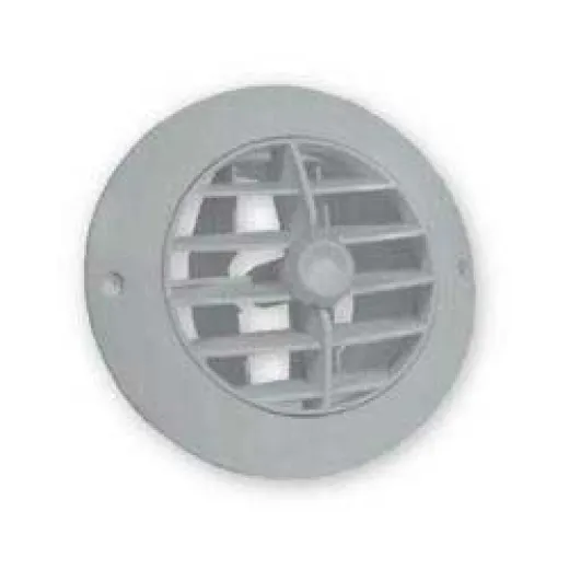 Luftversorgung Grill (weiß Kunststoff, 100 mm (rund))