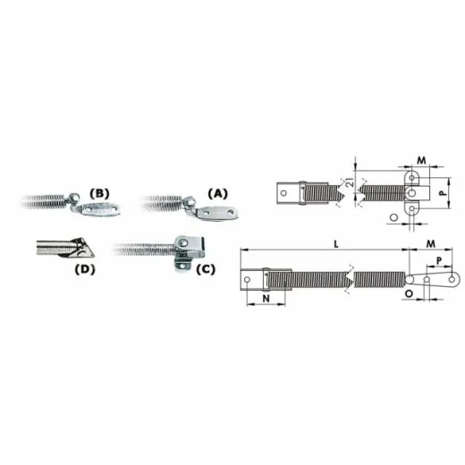 Lukenhalter mit Feder HD