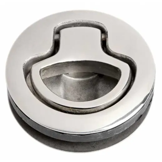 Lukenringe / Türschloss mit Edelstahlkappe ohne Schloss