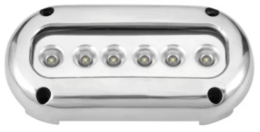 Allpa Led Unterwasserbeleuchtung Mit Niro Gehäuse, Lumen 156lm, 6x Blue, Inkl. 1,5m-Kabel, Ip68