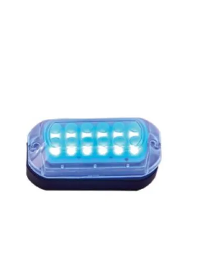 Allpa Led Unterwasserbeleuchtung Mit Kunststoff-Gehäuse, Lumen 20lm, Blue, Mit Niro Ring, Inkl. 1,5m-Kabel, Ip68