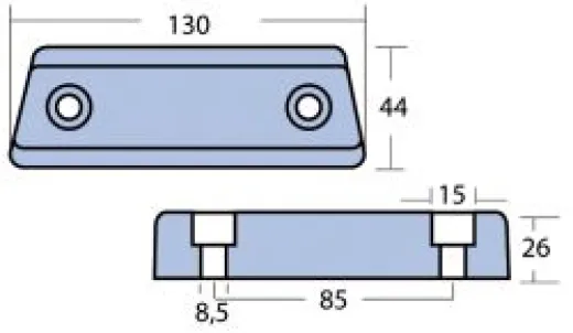 Magnesium Anode Bar Volvo Duo Prop 290