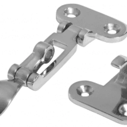 Magnetische Türschloss Messing verchromt