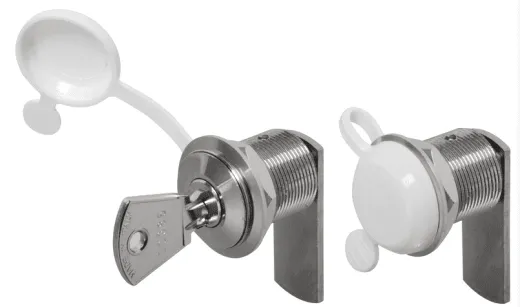 Magnetische Türschloss Messing verchromt
