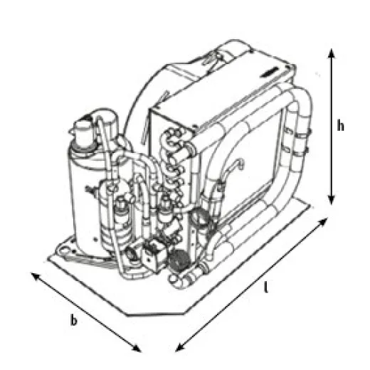 allpa Marine Air Conditioning Model 16000 - Kompletter Satz