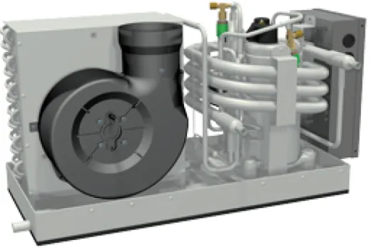 Marine Klimaanlage Modell 9000 - Kompletter Satz - Mit Einzelnem Luftauslass