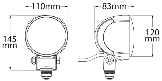 Mega Beam GenIII Arbeitsscheinwerfer