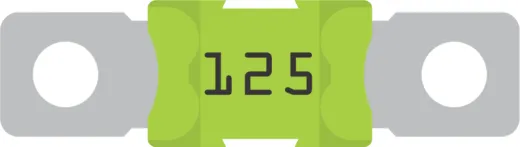 MEGA-fuse 125A/58V for 48V products