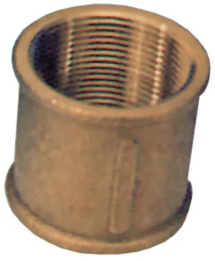 Messing Muffe, 1-1/4