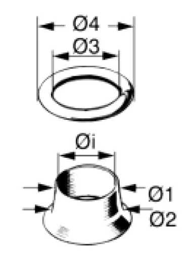 Messing-Ring Nr. 7 1 26mm VP=10 St.