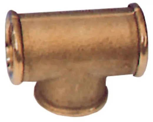 Messing T-Stück Mit Innengewinde, 3/8