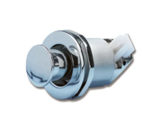 Messing-Verchomter Druckschnapper Mit Kunststoff Innenleben Für Türschränke, Ø38mm