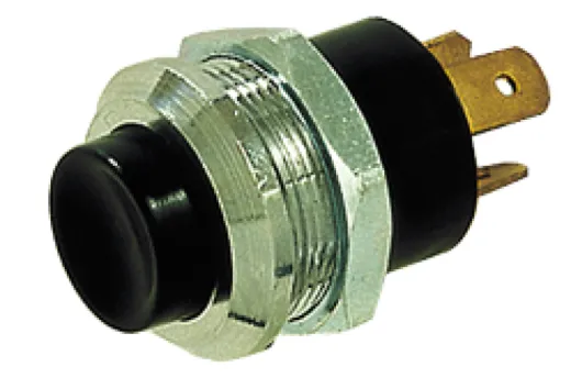 Messing-Verchromter Druck (Kontakt) Schalter, 20a, Bohrloch Ø21mm