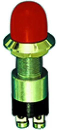 Messing-Verchromter Druck (Kontakt) Schalter, 30a, Schwarzer Druckknopf (Wasserdicht)